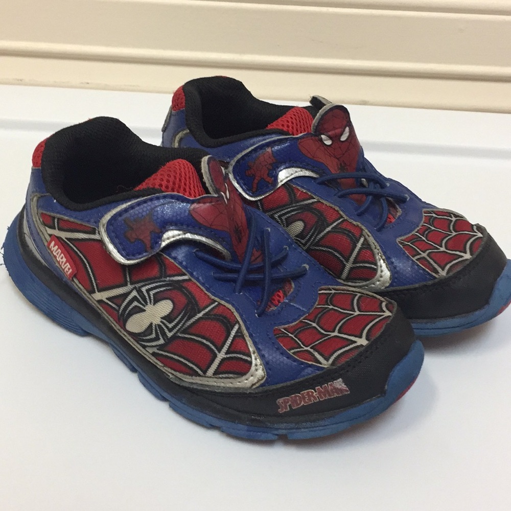 Spider-Man Light Up Shoes, Stride Rite 11w